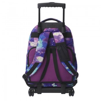 MOCHILA RUEDAS BOMPER RENGLONES GLITTER TALLA L - STAR BUTTERFLY