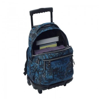 MOCHILA RUEDAS BOMPER RENGLONES TALLA L - URBAN GRAPH