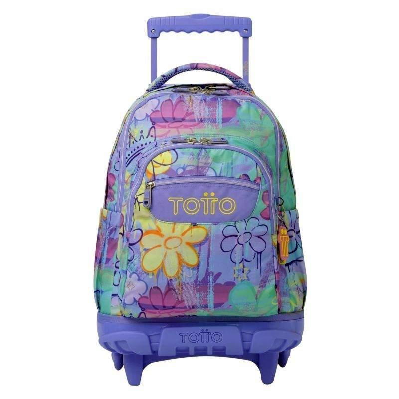 MOCHILA RUEDAS BOMPER RENGLONES TALLA L - GRAFILY