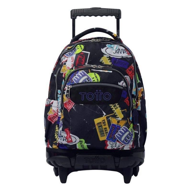 MOCHILA RUEDAS BOMPER RENGLONES TALLA L - STICKY