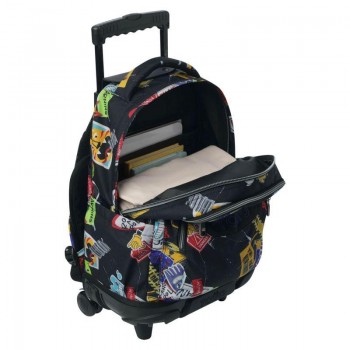 MOCHILA RUEDAS BOMPER RENGLONES TALLA L - STICKY