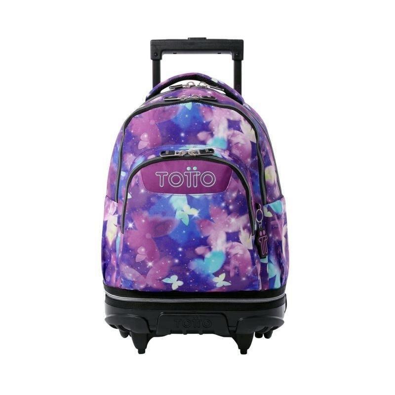 MOCHILA RUEDAS DESMONTABLE TIZA GLITTER - STAR BUTTERFLY