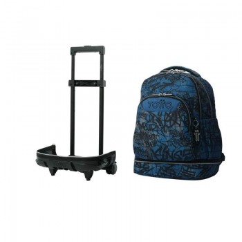 MOCHILA RUEDAS DESMONTABLE TIZA TALLA L - URBAN GRAPH