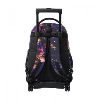 MOCHILA RUEDAS DESMONTABLE TIZA TALLA L - FLOWER GALAXY