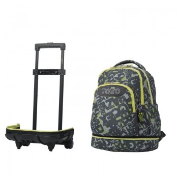 MOCHILA RUEDAS DESMONTABLE TIZA TALLA L - TEXGRUNGE