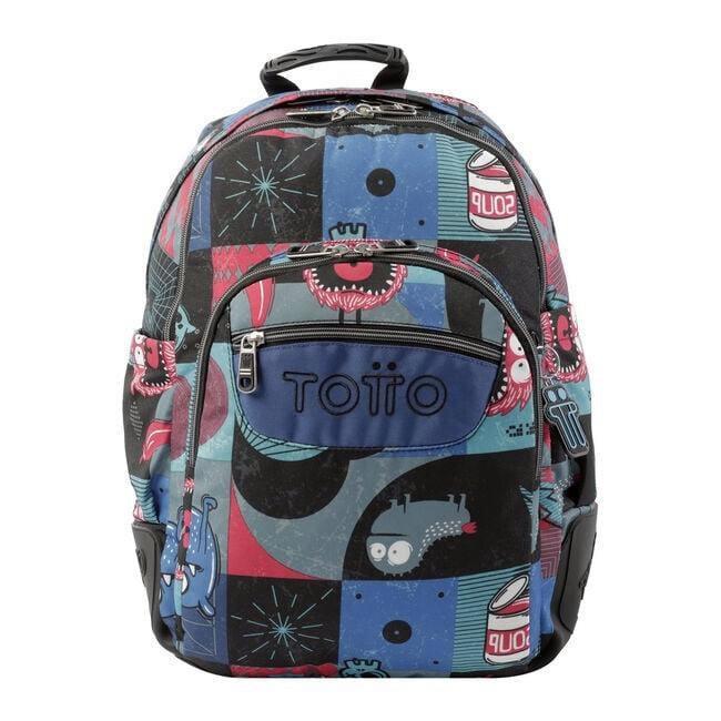 MOCHILA TOTTO RAYOL CYBER MONSTRUOS 23 6JP