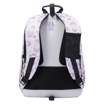 MOCHILA TOTTO ADAPTABLE ARCOIRIS ROSA 22 3H7