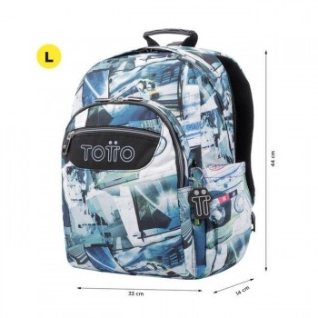 MOCHILA TOTTO ADAPTABLE POSTALES Y CASETES 23 4HV