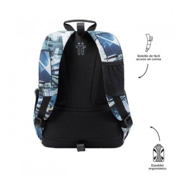 MOCHILA TOTTO ADAPTABLE POSTALES Y CASETES 23 4HV