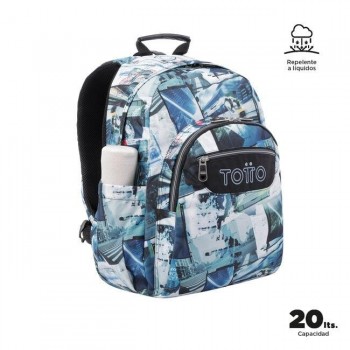 MOCHILA TOTTO ADAPTABLE POSTALES Y CASETES 23 4HV