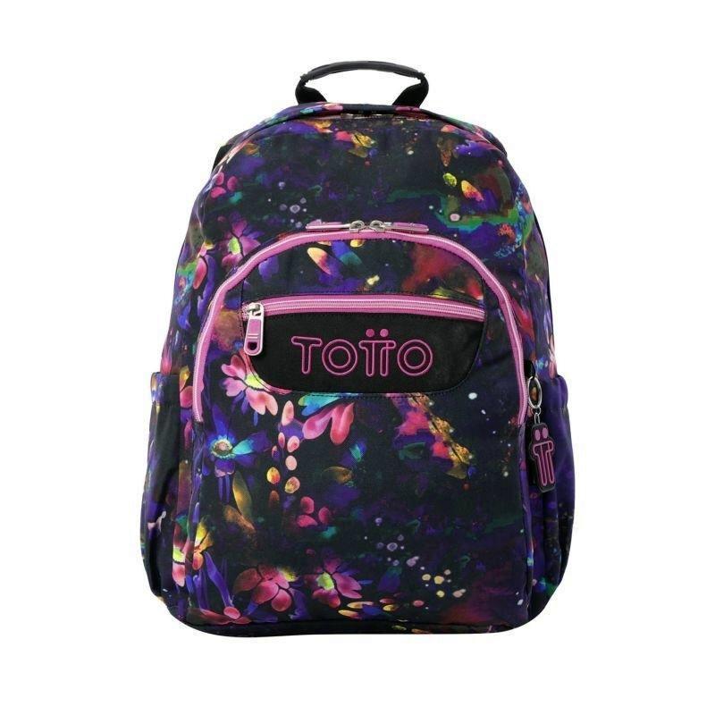 MOCHILA ACUARELES TALLA L - FLOWER GALAXY