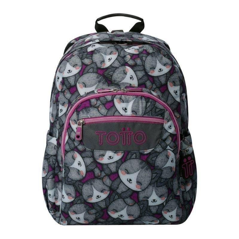 MOCHILA ACUARELES TALLA L - KITTEN ROSE