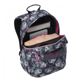 MOCHILA ACUARELES TALLA L - KITTEN ROSE