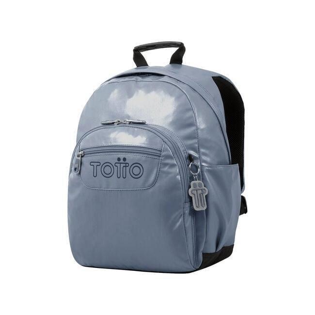 MOCHILA TOTTO GRIS BRILLANTE 23 Z37