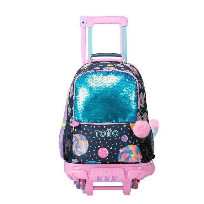 MOCHILA TOTTO RUEDAS MINI CHICA SWEET CANDY 23 6J5