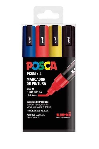 ESTUCHE 4 MARCADORES PC-5M BASIC
