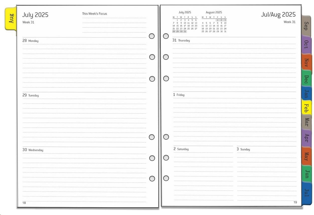 Agendas con recambio 